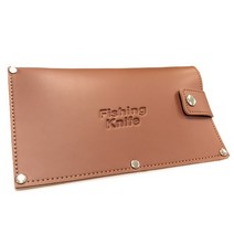 FishingKinife 인조 가죽 중식도용 칼집, 밤색, 1개