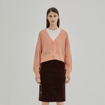 베이직하우스앤 여성용 메탈 자카드 가디건 HUCD721B