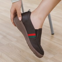 제이슈 소가죽 만년데일리 콤비 슬립온