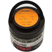 이노공구 범용 일반나사 백색 4 x 16 mm, 100개