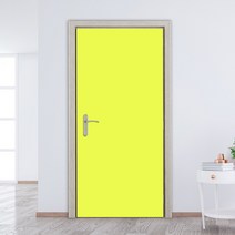 새암산업 현관문 시트지, 샌드 레몬옐로우(SG-705H)