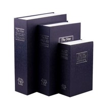 제이앤케이 북세이프 열쇠형 책금고 소, 네이비