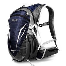 엑스피크 랩터15 자전거배낭 + 레인커버 + 헬멧 메쉬망 세트, 네이비