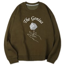 벤힛 남녀공용 빅사이즈 더 지니어스 세미오버핏 특양면 맨투맨