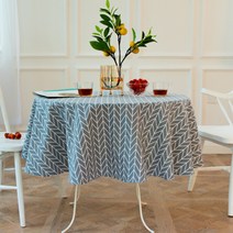 마켓감성 패브릭 홈 원형 테이블보, 타입1, 150cm