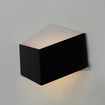 LED 부메랑 벽등 10W, 블랙