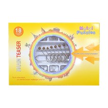 TUCO.B 브레인 티저 퍼즐 18종세트, 18피스