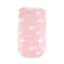 도그아이 강아지 구름 티셔츠, 핑크