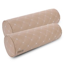 어반카 차량용 퀄팅 목쿠션 2p, 베이지