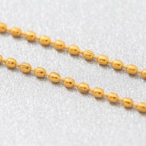 네일은재료빨 참 네일 체인 3종 세트 0.8mm, 골드, 로즈골드, 실버, 1세트