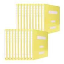 종이 대용량 정부 화일 A4, 노랑, 20개