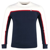 럭스골프 남성용 울 방풍 라운드 넥 니트 풀오버 LB20W802