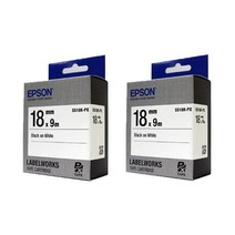 엡손 라벨카트리지 SS18K 18mm 2p, 혼합색상, 9m