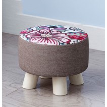 가팡 원목 낮은 스툴, I