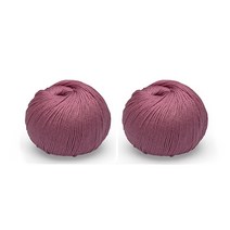 kpc yarn 글랜콜 울코튼 DK 뜨개실 2p, 아이리스, 116m, 2개