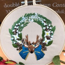 에이엘비 이지자수 DIY키트 20cm, 1세트, 사슴리스(n45)