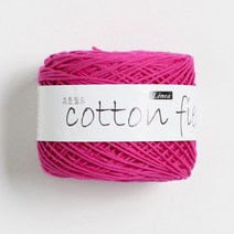 리네아 코튼필드 뜨개실 4p, 332 진핑크, 150m