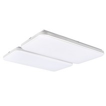 LED 피자 거실 4등 100W, 화이트