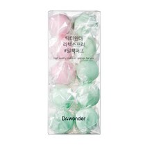 닥터원더 라텍스 프리 밀착 퍼프 민트베리 7p + 핑크베리 3p 세트, 혼합색상, 1세트