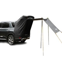 스위스마운틴 성산 블랙코팅 차박텐트 + 연장타프, 블랙, XL