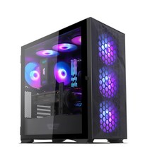 로켓추천PC Gamma intel No 9. 블랙 조립컴퓨터 (i9-11900K WIN미포함 RAM 16GB NVMe 512GB RTX3080), 기본형