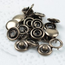 뚜껑 가시도트단추 11mm C/3/1, 청동, 50세트