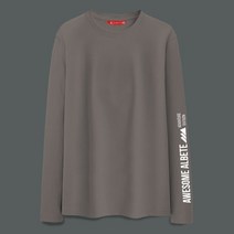 알베테 라운드넥 팔나염 베이직 긴팔 티셔츠 AA-EE