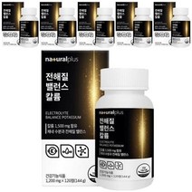 내츄럴플러스 전해질 밸런스 칼륨 포타슘 144g, 6개, 120정