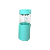 내열 강화유리 티보틀, 블루, 380ml