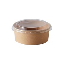 더담다 무지 크라프트 종이용기 1300ml, 100개입, 1개