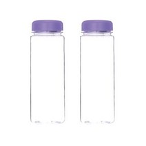 보틀트리 마이보틀 무지 미니 페트 보틀 2p, 퍼플, 500ml