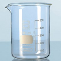 DURAN 경질1급 강화유리 비커, 400ml, 1개