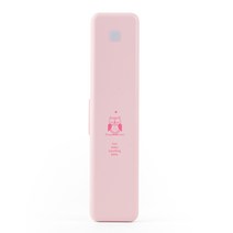 두다 무선 UVC LED 휴대용 칫솔살균기, SIC-1100D, 부엉이핑크