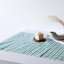 삼식이원단 무광 라미네이트 방수원단, L486 체크플라워