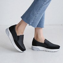 워크센스 여성용 메르미 컴포트 키높이 슬립온