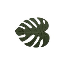 실리콘 몬스테라 냄비받침, 1개