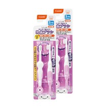 콤비 테테오 아기 칫솔 2단계 2p, 핑크, 2개