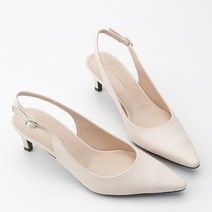 잠비 여성용 유스 슬링백 힐 구두 6cm