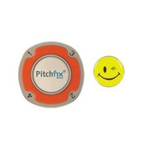 피치픽스 멀티 마커칩 + 볼마커 랜덤발송, 오렌지