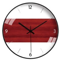 BT타임 30cm 스트라이프 아트 무소음 시계, 블랙4