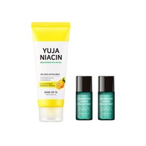 썸바이미 유자 나이아신 브라이트닝 필링젤 120ml + 미라클 토너 6ml x 2p 세트, 1세트