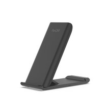 리큐엠 15W 초고속 무선충전기 폴더블 타입 QWC-B1500, 블랙, 1개