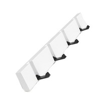 페어링 스트롱 2 우드 벽걸이 후크 4p, 화이트, 1개