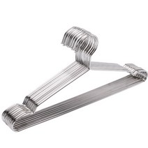 홈데코레 튼튼한 스텐 논슬립 옷걸이 코트/외투용 50cm, 10개입