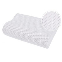 이제잠 지압굴곡형 메모리폼 베개 + 텐셀커버, 다크브라운