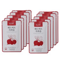 dwbh 레드비트 사과즙, 10개, 100ml