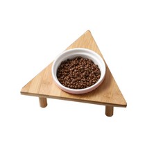 솔페토리 반려동물 식기 세트 프린트 랜덤발송, 핑크, 1개