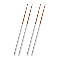 휴바트 말라스 원목 젓가락 2벌, 라이트그레이, 단품