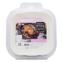 에어프라이어 사각 종이호일 블리스터 2L 90p, 1개