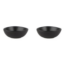 에라토 페블 조약돌 볼 15.5cm, 블랙, 2개